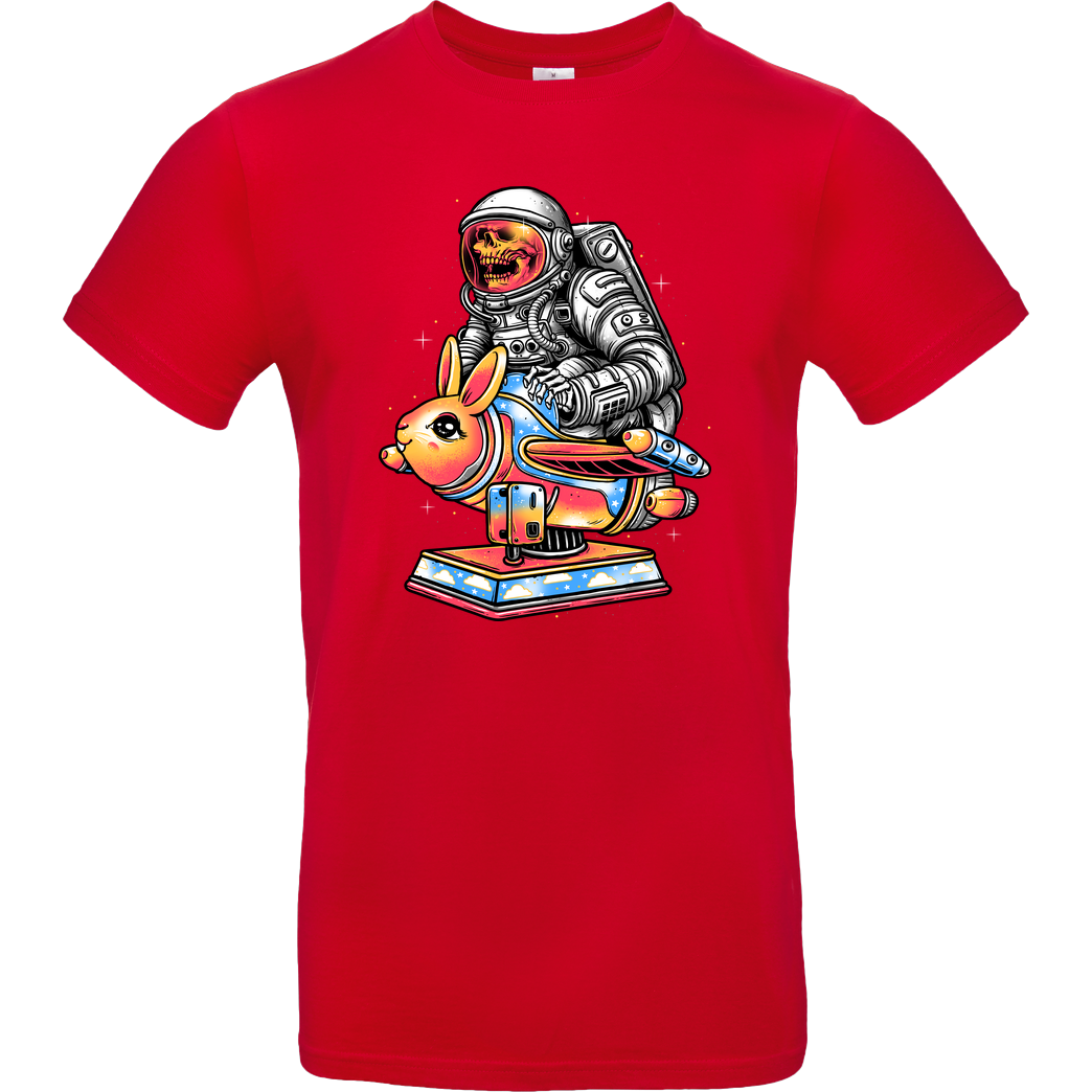 glitchygorilla The Universe is Calling T-Shirt B&C EXACT 190 - Red