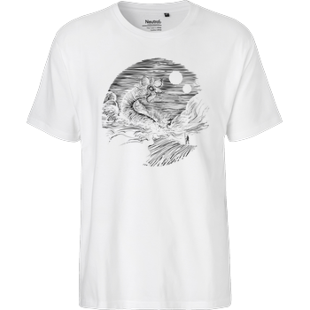 The worm chaser Fairtrade T-Shirt - white