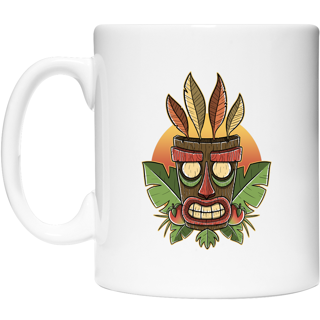 Paula García Tiki Sunset Sonstiges Coffee Mug