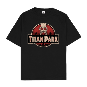 Titan Park Oversize T-Shirt - Black