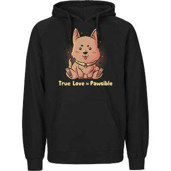 True Love is Pawsible Fairtrade Hoodie