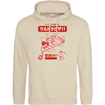 Ultra Pizza Toppings JH Hoodie - Sand