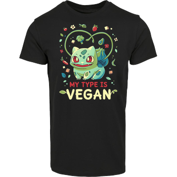 Vegan Type House Brand T-Shirt - Black