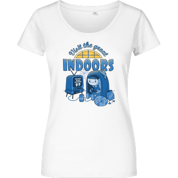 Visit The Great Indoors Girlshirt weiss