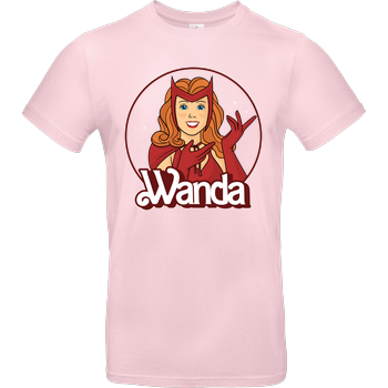 Wanda B&C EXACT 190 - Light Pink