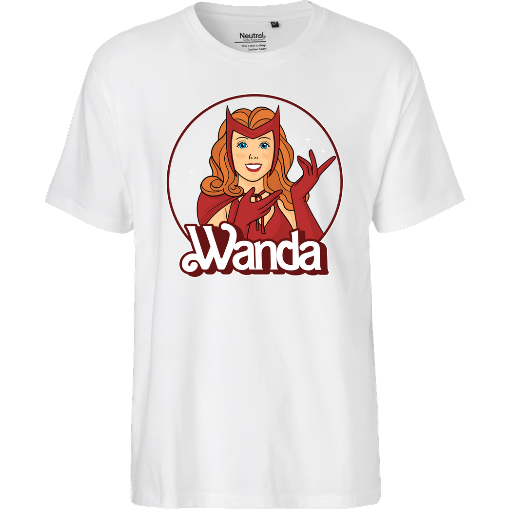 Douglasstencil Wanda T-Shirt Fairtrade T-Shirt - white