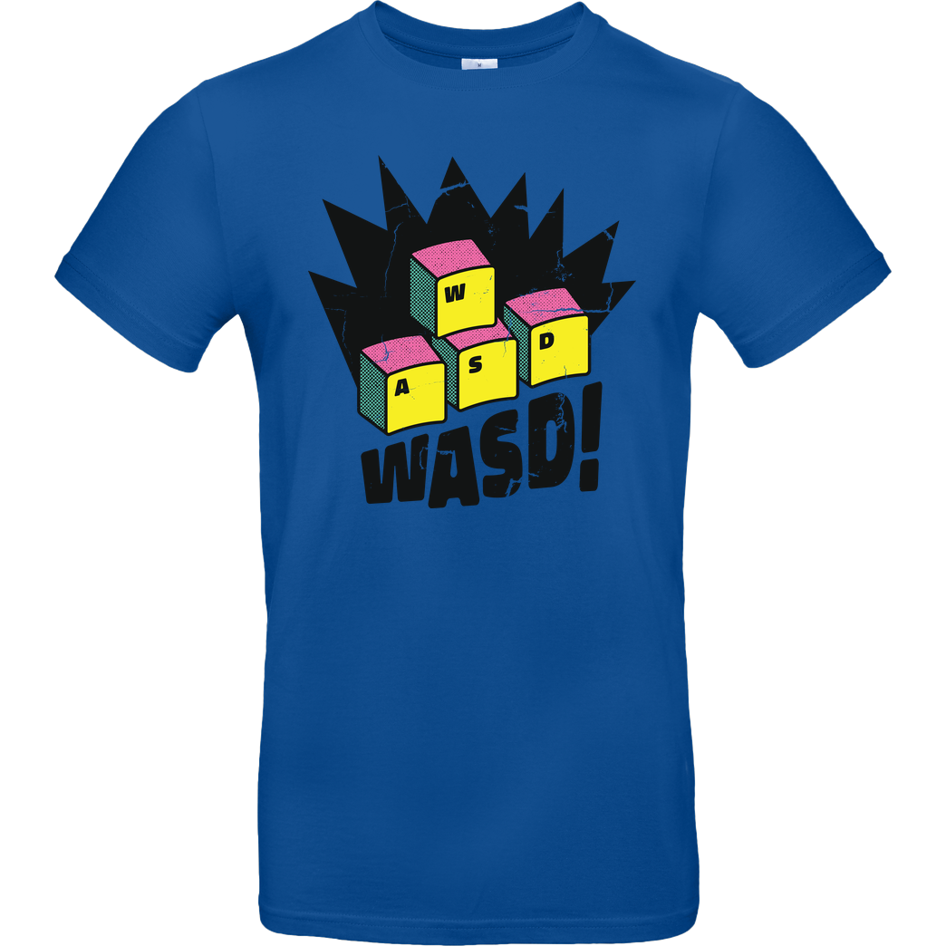 Jonz WASD! T-Shirt B&C EXACT 190 - Royal Blue