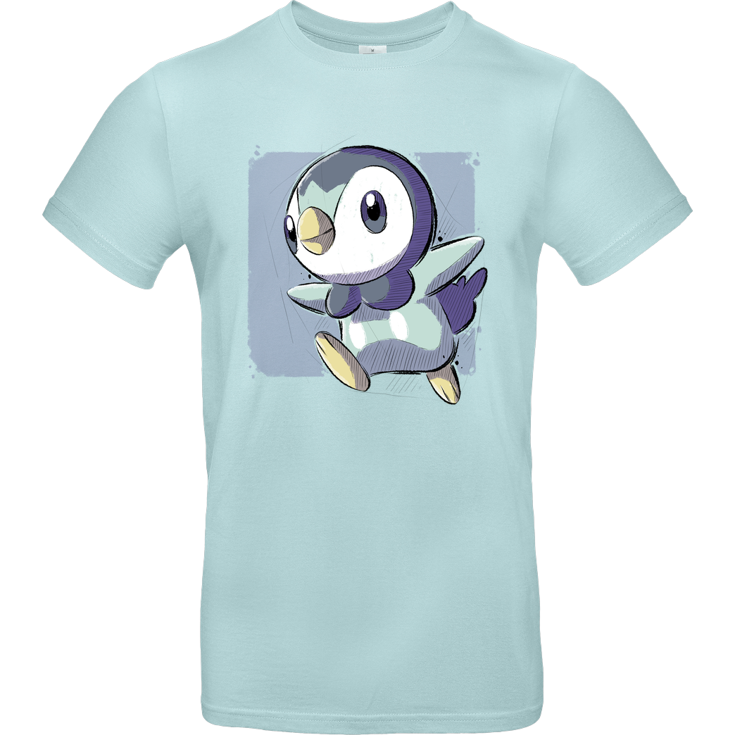 xMorfina Water Penguin T-Shirt B&C EXACT 190 - Mint