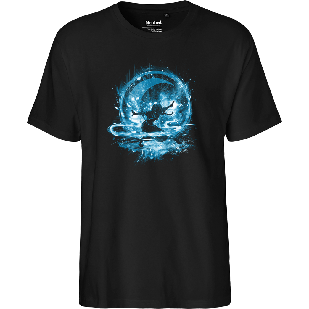 kharmazero water storm T-Shirt Fairtrade T-Shirt - black