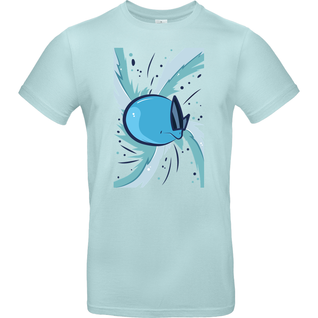 Jelly Pixels Watery T-Shirt B&C EXACT 190 - Mint