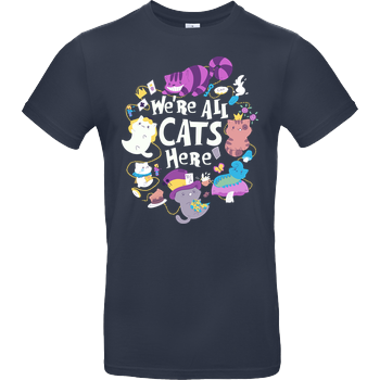 We are all Cats here B&C EXACT 190 - Navy