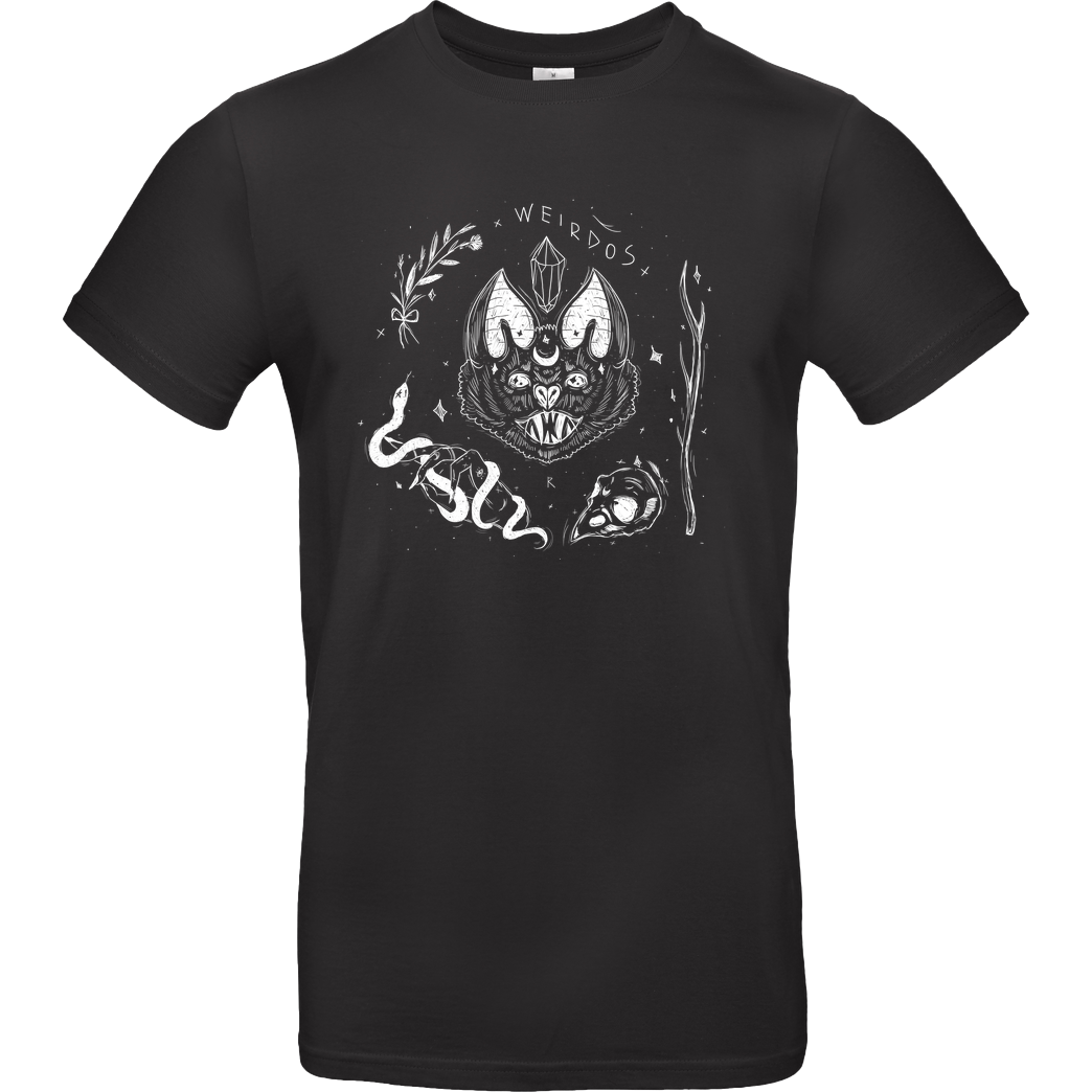Rhuna Art Weirdos of the Night T-Shirt B&C EXACT 190 - Black