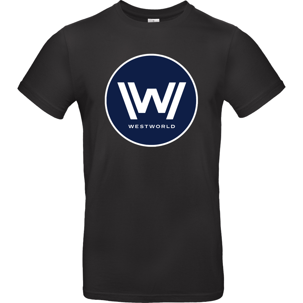 None Westworld - Logo T-Shirt B&C EXACT 190 - Black
