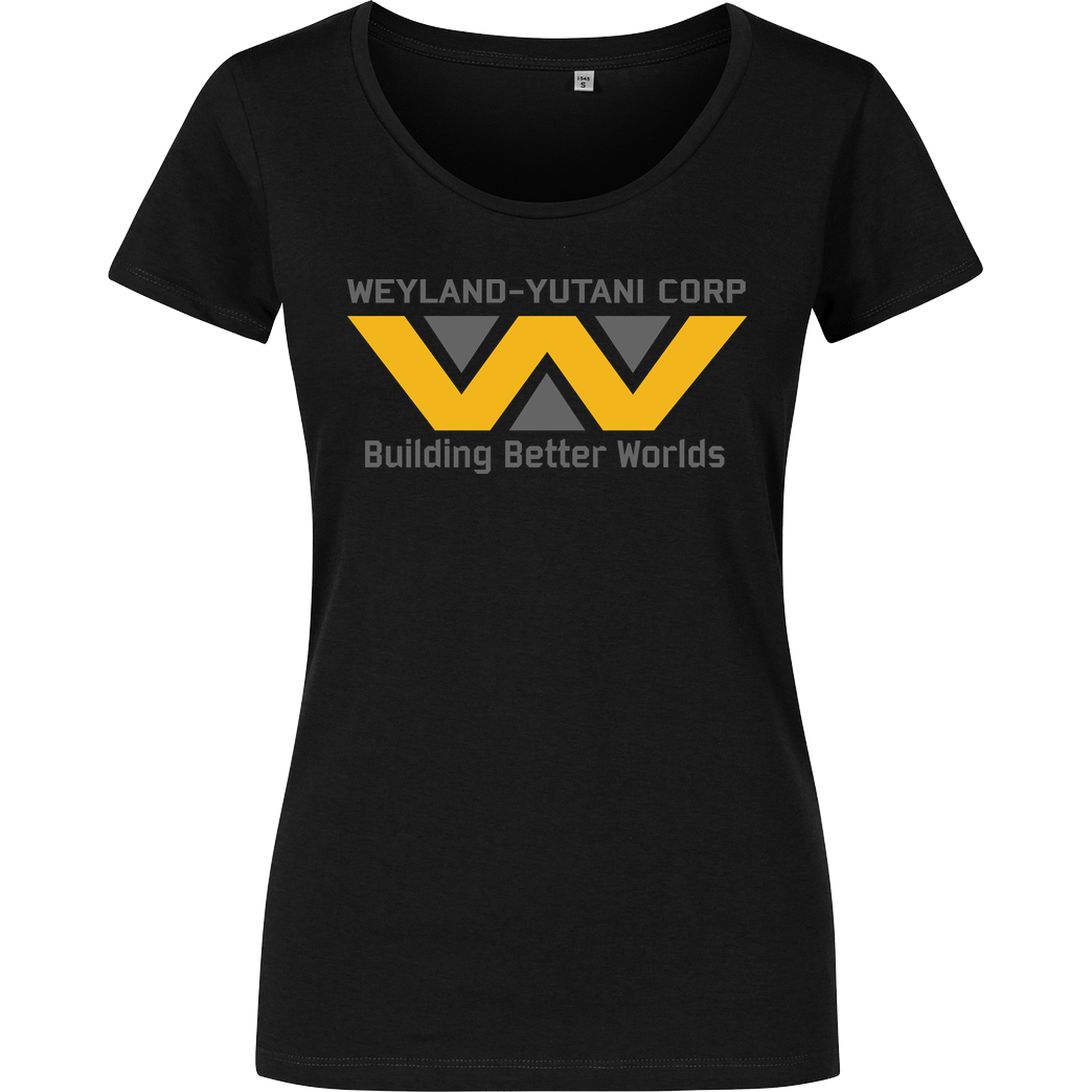 None Weyland-Yutani T-Shirt Girlshirt schwarz