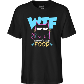 Where's the food! Fairtrade T-Shirt - black