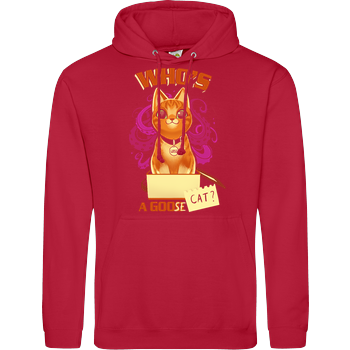 Who’s a Goose cat? JH Hoodie - red