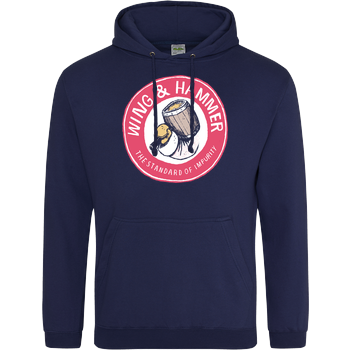 Wing and Hammer JH Hoodie - Navy