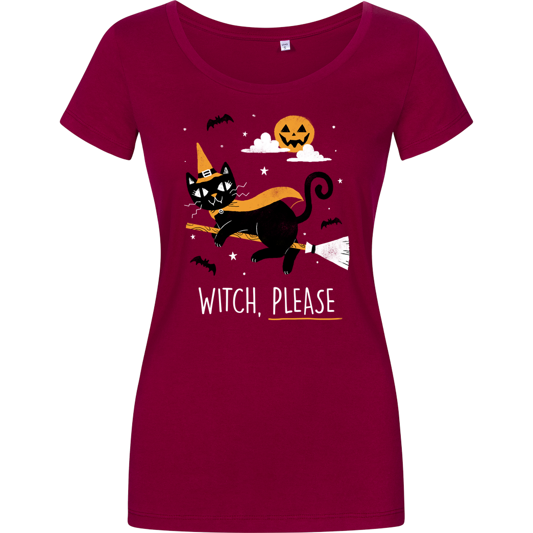 Paula García Witch Please! T-Shirt Girlshirt berry