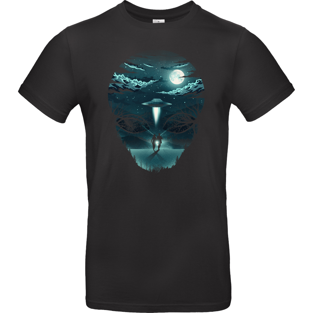 Dandingeroz X Files T-Shirt B&C EXACT 190 - Black