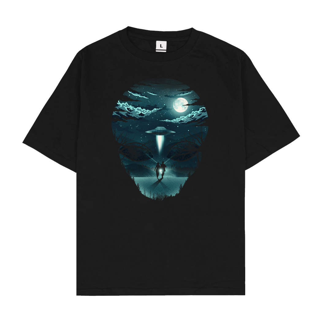 Dandingeroz X Files T-Shirt Oversize T-Shirt - Black
