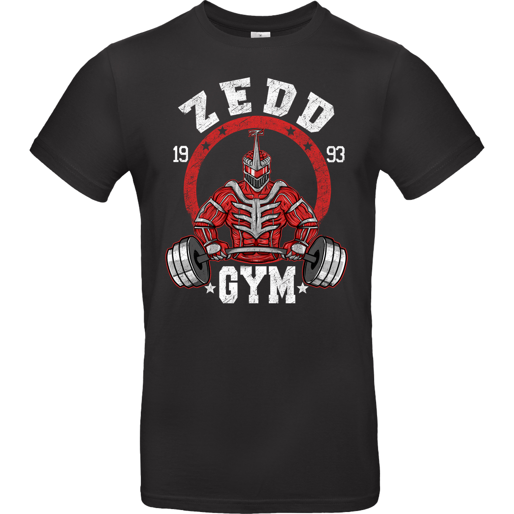 Gery Arts Zedd Gym T-Shirt B&C EXACT 190 - Black