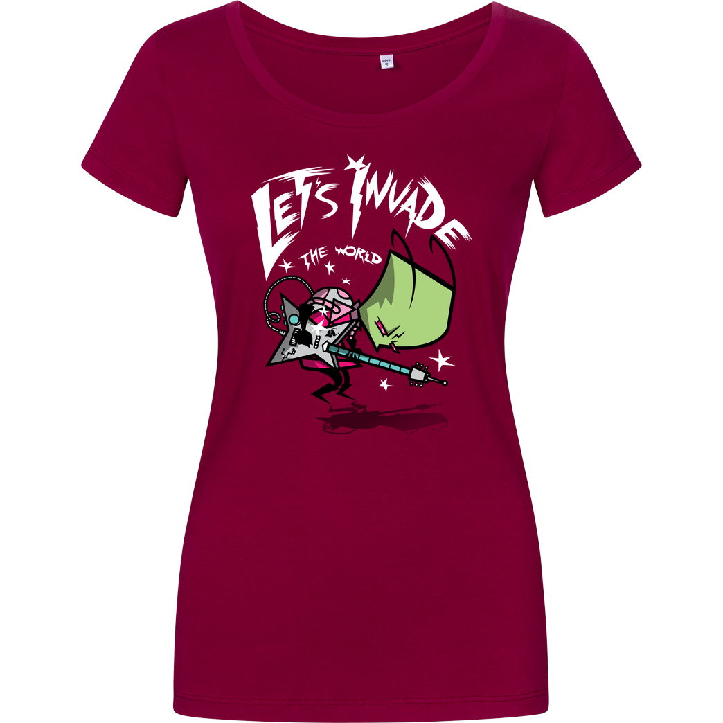 CoD Designs Zim Pilgrim T-Shirt Girlshirt berry